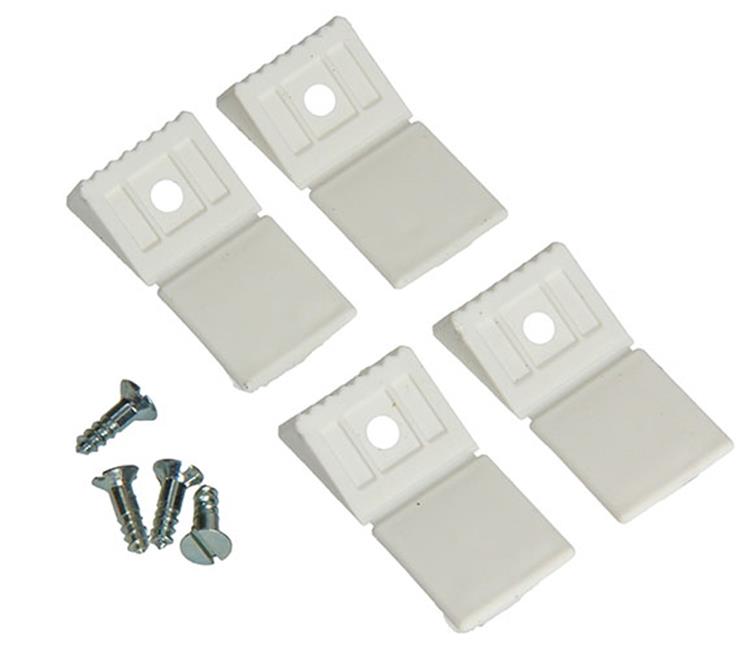 Afbeelding laden in galerijviewer, Mack 1013797 - 4 hoekverbinders mini wit | 5 stuks

