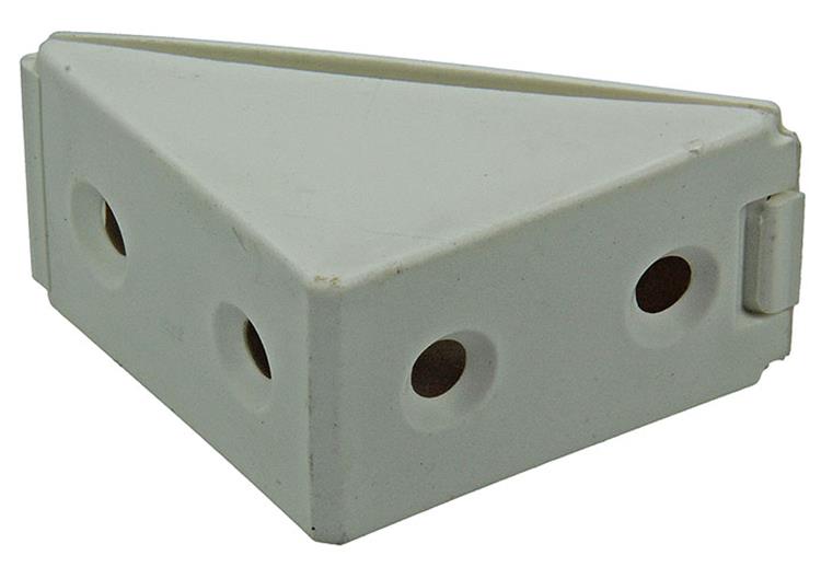 Afbeelding laden in galerijviewer, Mack 1013643 - 4 hoekverbinders hoog wit | 5 stuks
