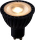 Lucide mr16 - led lamp - ø 5 cm - led dim to warm - gu10 - 1x5w 2200k 3000k - zwart