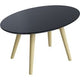 Receptietafel meet powered by paperflow scandi gelakt mdf zwart