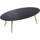 Receptietafel meet powered by paperflow scandi gelakt mdf zwart