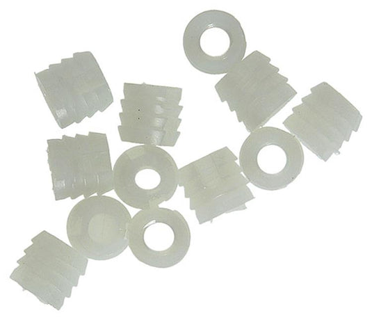 Mack 1014488 - 12 kunststof inslagmoeren m6 ø 11 mm x 11mm | 10 stuks
