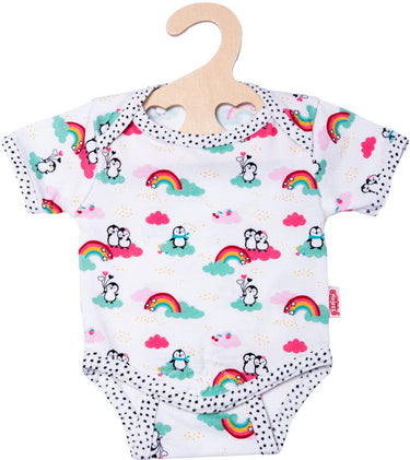 Heless poppenromper penguin dots 35-45 cm katoen wit