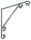 1014750 - rustieke gedraaide konzool wit250x250x13mm | 12 stuks