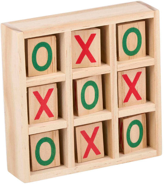 Houten boter kaas en eieren spel
