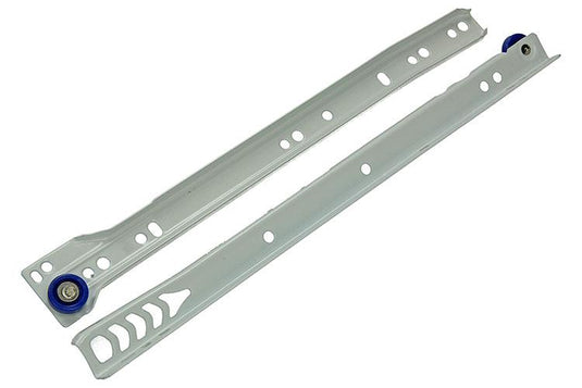 1013687 - paar rolladegeleiders wit 25kg 30cm | 5 stuks
