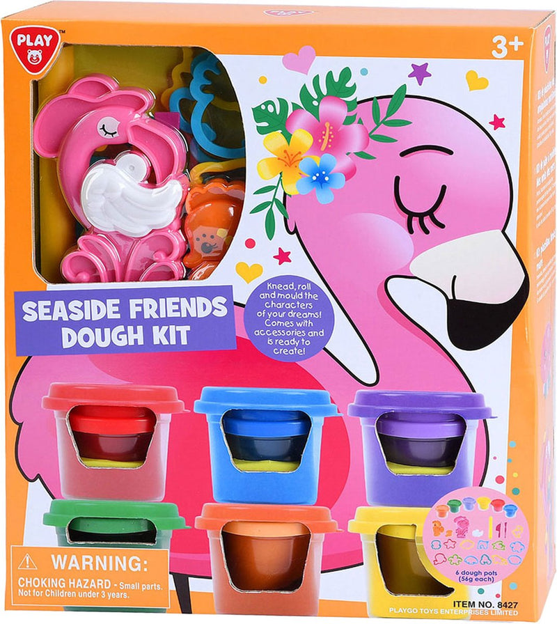Afbeelding laden in galerijviewer, Playgo zeedieren kleiset - 6 kleipotjes
