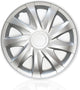 Nrm draco - wieldoppen - 15 inch set van 4 stuks - zilver