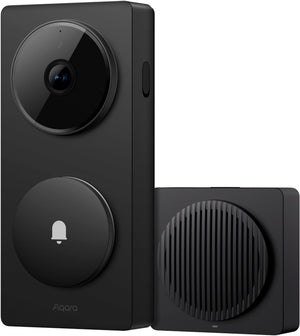 Aqara doorbell camera hub g410 select - zwart - 2k slimme deurbel - dual-band wi-fi - matter zigbee hub - gezichtsherkenning