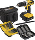 Powerplus accu klopboormachine powx00840 - 3 in 1: boren hamerboren en schroeven, 20 v boormachine, 40 nm, links en rechts schroeven, incl. 2 accu's 2.0 ah en 1 lader, 53 accessoires