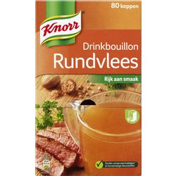 Knorr drinkbouillon rundvlees (80 stuks)