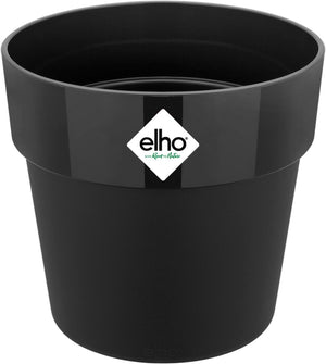 Elho b.for original rond 14 - bloempot voor binnen - 100% gerecycled plastic - ø 13.7 x h 12.5 cm - living black