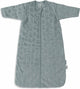 Jollein x nijntje - baby slaapzak winter met afritsbare mouw 110cm - miffy jacquard sea green - winterslaapzak