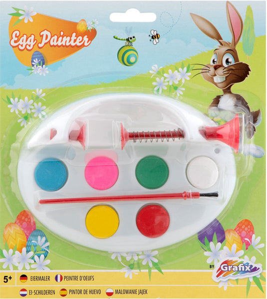 Grafix eierverfmolen| met verf en penseel