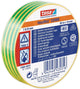 Tesa isolatietape 19mm - 20 meter - groen geel