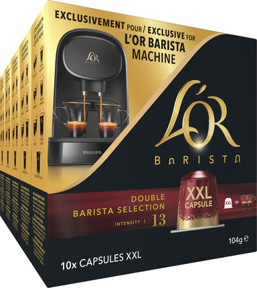 L'or barista xxl double barista selection koffiecups - intensiteit 13 13 - 5 x 10 capsules