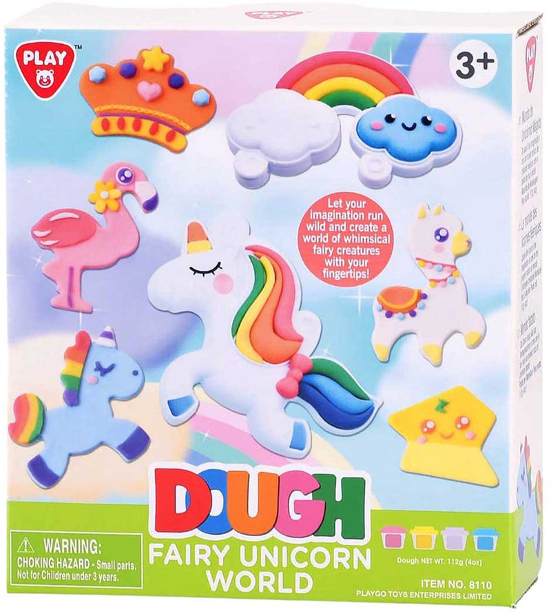 Afbeelding laden in galerijviewer, Playgo klei speelset eenhoorn - creatieve kleipotjes voor kinderen.
