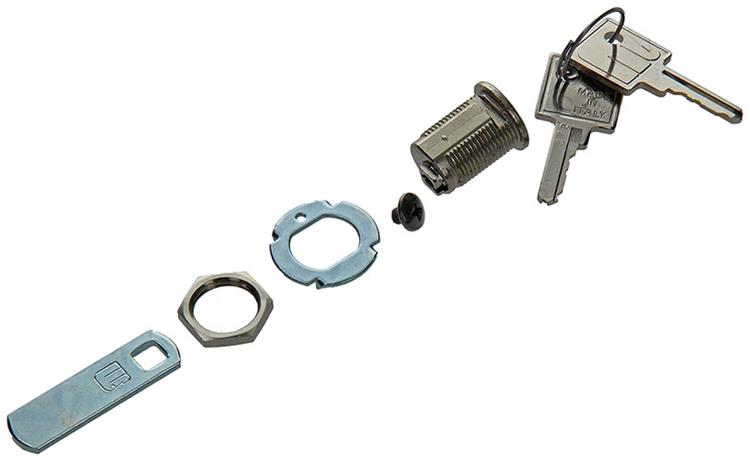 Afbeelding laden in galerijviewer, Mack 1014020 - brievenkastslot vernikkeld 20 mm | 5 stuks
