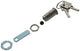 Mack 1014022 - brievenkastslot vernikkeld 30 mm | 5 stuks