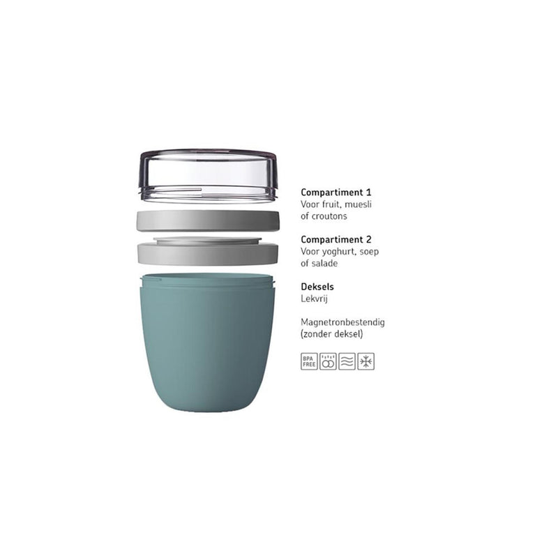 Afbeelding laden in galerijviewer, Mepal lunchpot ellipse nordic black
