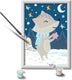 Ravensburger creart paint by numbers - cute badger