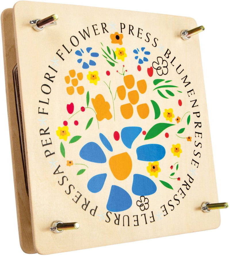 Afbeelding laden in galerijviewer, Small foot - houten bloemenpers, 18x18cm
