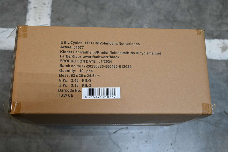 Afbeelding laden in galerijviewer, Volare fietshelm - kids - zwart - 47-51 cm

