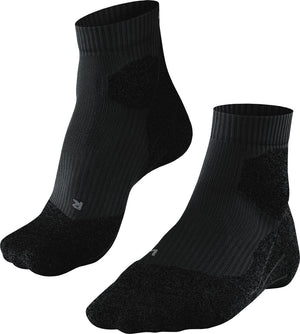 Falke ru trail hardloopsokken anti blaren, lichte padding functioneel garen sportsokken dames zwart - maat 37-38