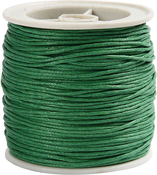 Creativ company katoenkoord groen 1 mm dik 40 m