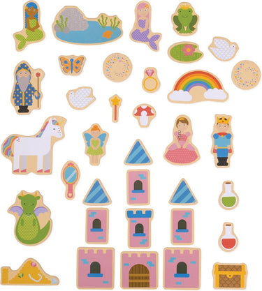 Bigjigs fantasy magneten, 35dlg.