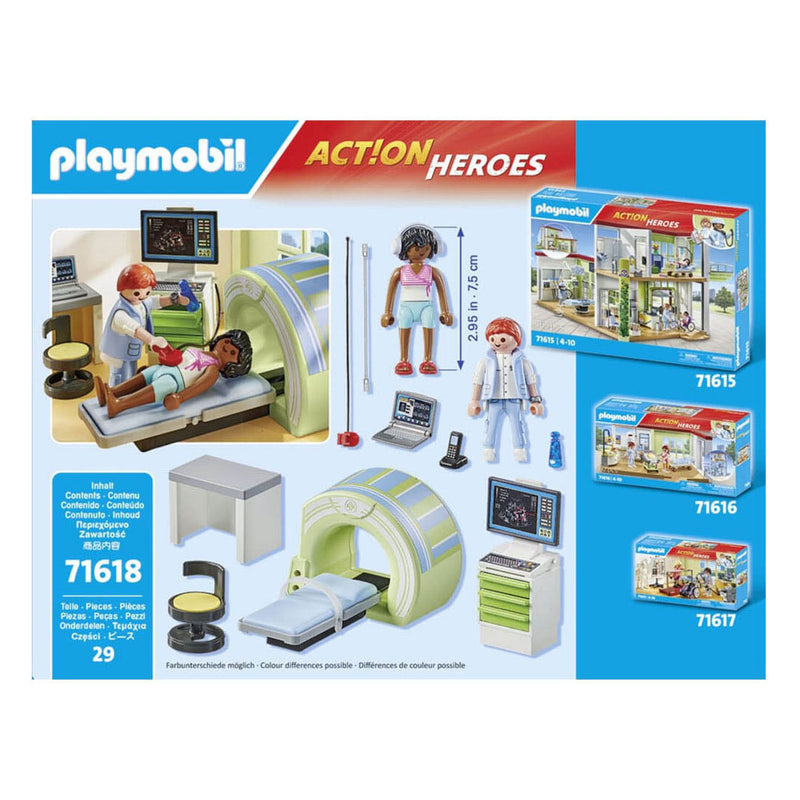 Afbeelding laden in galerijviewer, Playmobil action heroes mri met patient - 71619
