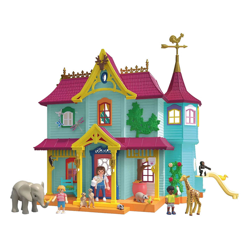Afbeelding laden in galerijviewer, Playmobil animals friends levendig dierenhuis - 71853
