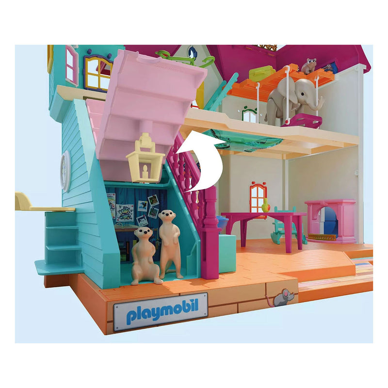 Afbeelding laden in galerijviewer, Playmobil animals friends levendig dierenhuis - 71853
