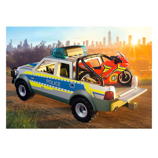 Playmobil city action achtervolging met politie-ophaaldienst - 71876