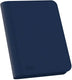 Ultimate guard zipfolio 160 8-pocket xenoskin - blue