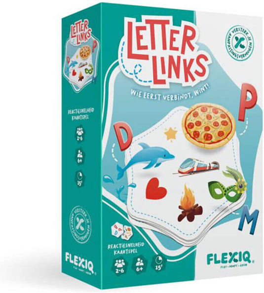 Flexiq letter links - nederlandstalig kaartspel