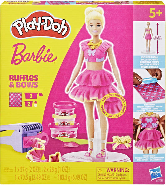 Play-doh barbie ruches en strikken - boetseerklei
