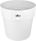 Elho b.for original rond 18 - bloempot voor binnen - 100% gerecycled plastic - ø 18.0 x h 16.5 cm - wit