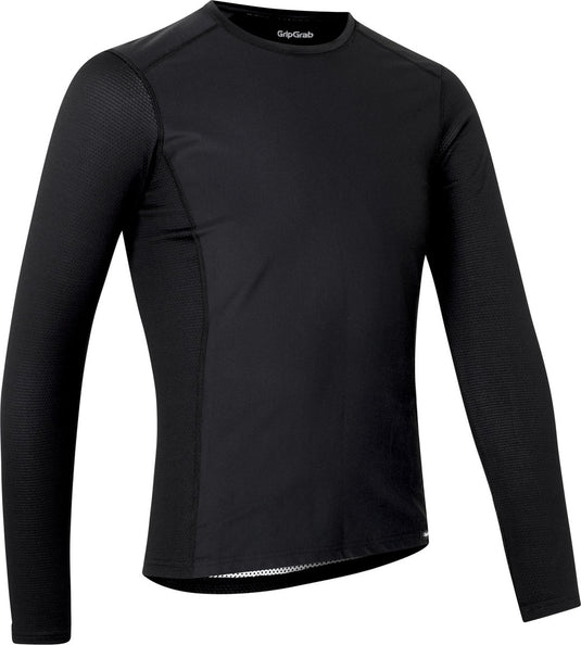 Gripgrab - windbreaking thermal lange mouw winter fiets ondershirt windafwijzend thermoshirt - zwart - heren - maat xxl
