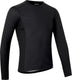 Gripgrab - windbreaking thermal lange mouw winter fiets ondershirt windafwijzend thermoshirt - zwart - heren - maat xxl
