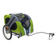 Abi doggyride fietskar novel20 hondenkar groen (incl. riem set)