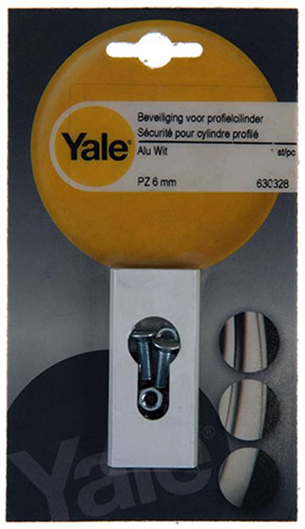 Afbeelding laden in galerijviewer, Yale 1019112 - 1 beveiliging profielcil.pz 6mm aluwit | 2 stuks
