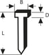 Bosch spijkers voor tacker - 47 1,8 x 1,27 x 30 mm