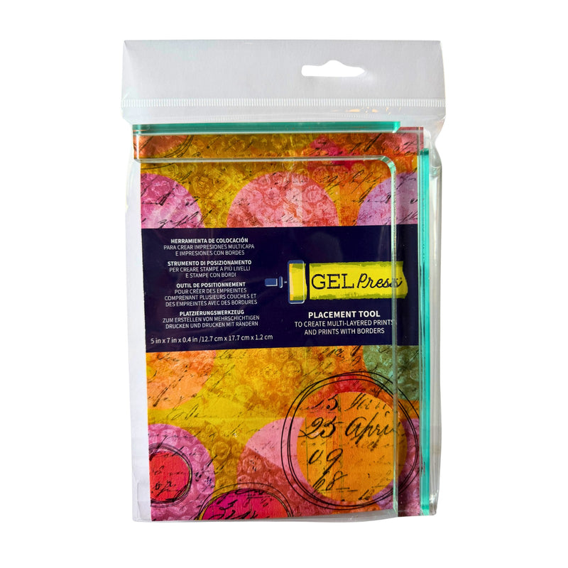 Afbeelding laden in galerijviewer, Gel press • placement tool 12,7x17,7x1,2cm
