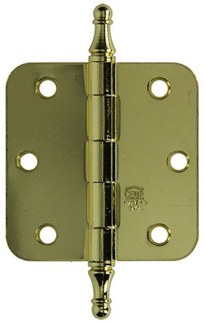 Yale 1019152 - 3 vaasknopscharnier vermess. afger.hoek 76x76mm | 2 stuks