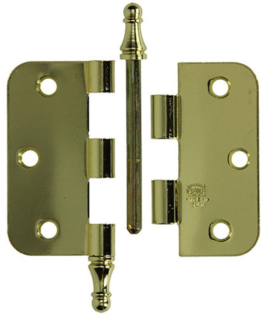 Yale 1019152 - 3 vaasknopscharnier vermess. afger.hoek 76x76mm | 2 stuks