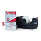 Plakbandhouder viking plastic, metaal zwart