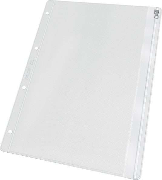 Esselte leitz premium showtas a4 pvc - met schuifsluiting - accessoiremap - 4-gaats - 25 stuks - transparant