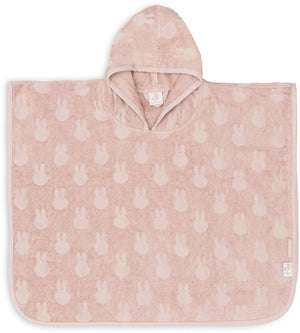 Jollein badponcho badstof miffy jacquard wild rose