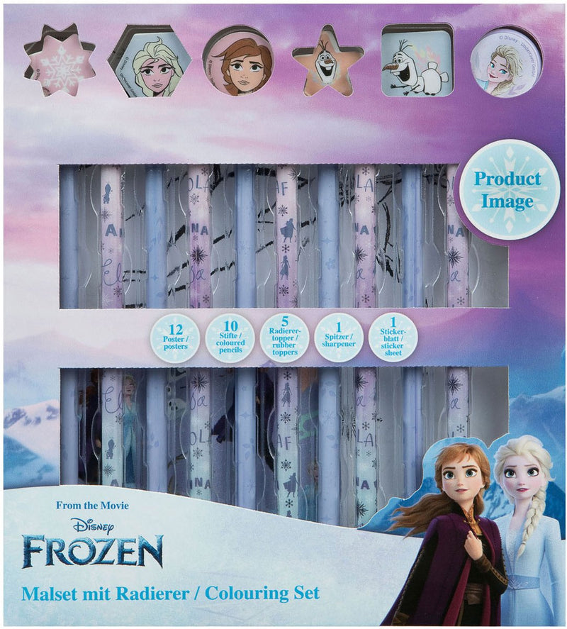 Afbeelding laden in galerijviewer, Undercover kleurset met gummen frozen, 29dlg.
